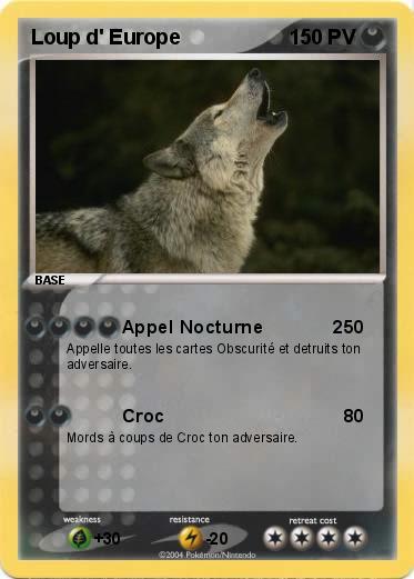 Pokemon Loup d' Europe