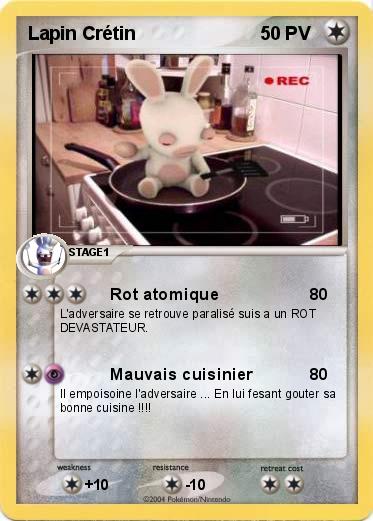Pokemon Lapin Crétin