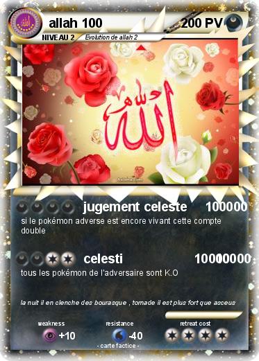 Pokemon allah 100