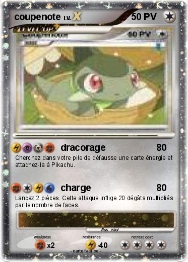 Pokemon coupenote