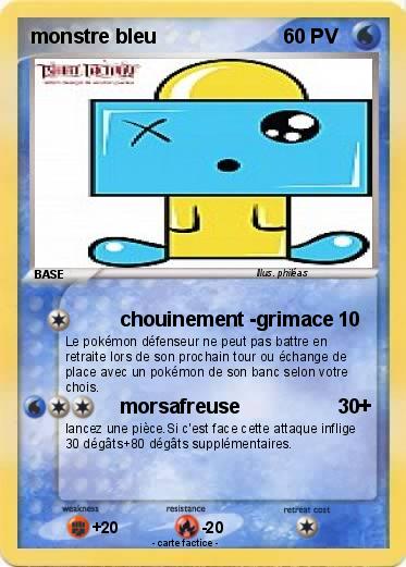 Pokemon monstre bleu