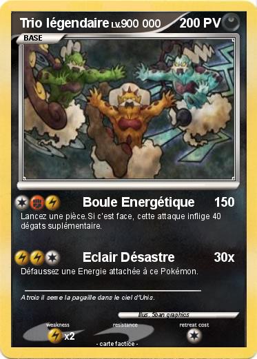 Pokemon Trio légendaire