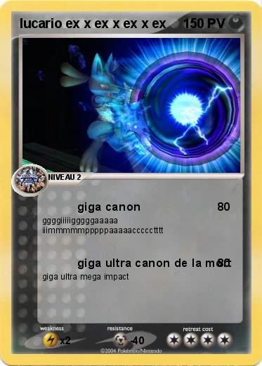 Pokemon lucario ex x ex x ex x ex