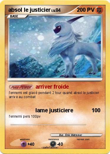 Pokemon absol le justicier
