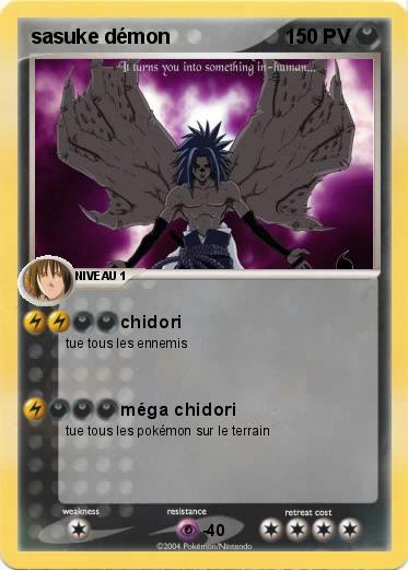 Pokemon sasuke démon
