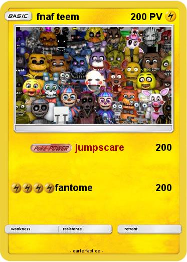 Pokemon fnaf teem