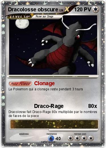 Pokemon Dracolosse obscure