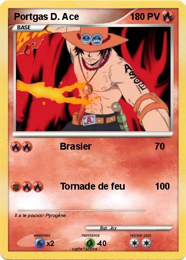 Pokemon Portgas D. Ace