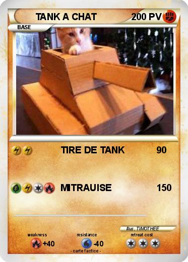 Pokemon TANK A CHAT