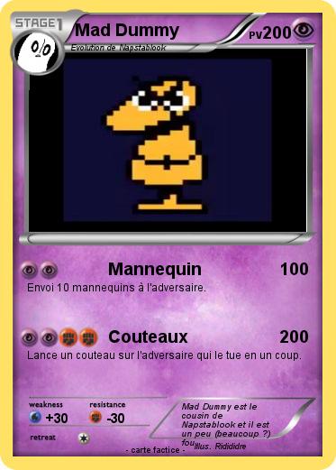Pokemon Mad Dummy