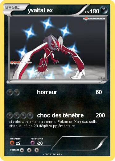 Pokemon yvaltal ex