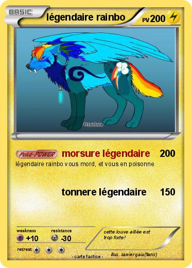Pokemon légendaire rainbo