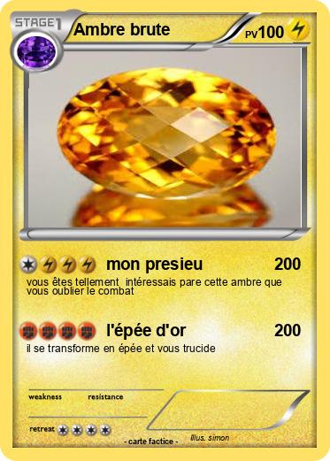 Pokemon Ambre brute
