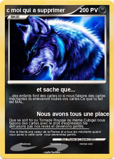 Pokemon c moi qui a supprimer