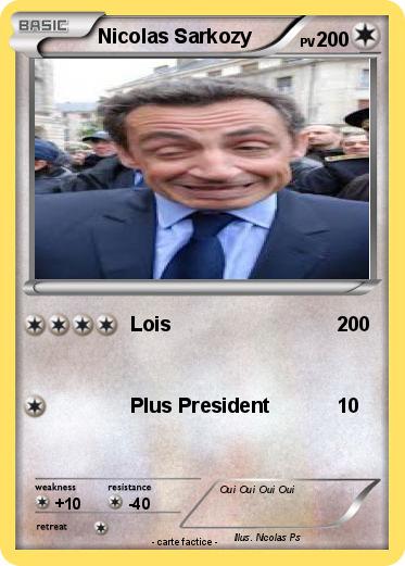 Pokemon Nicolas Sarkozy
