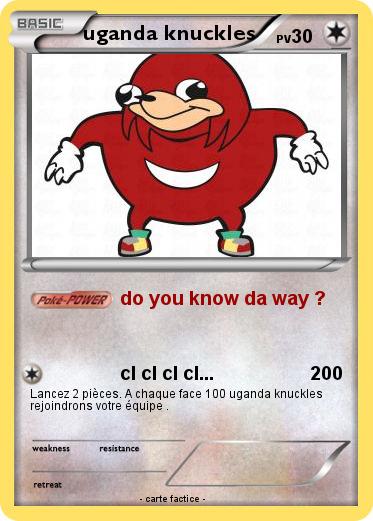 Pokemon uganda knuckles
