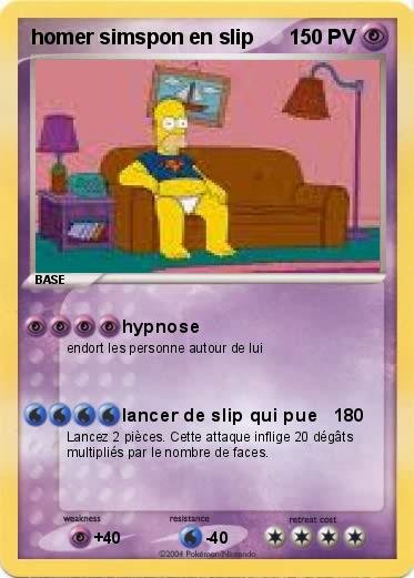 Pokemon homer simspon en slip