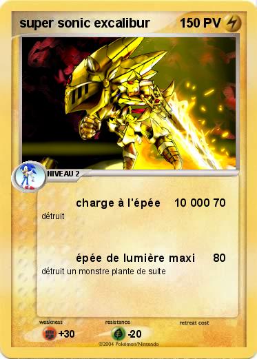 Pokemon super sonic excalibur