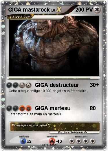 Pokemon GIGA mastarock