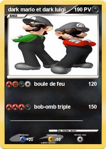 Pokemon dark mario et dark luigi