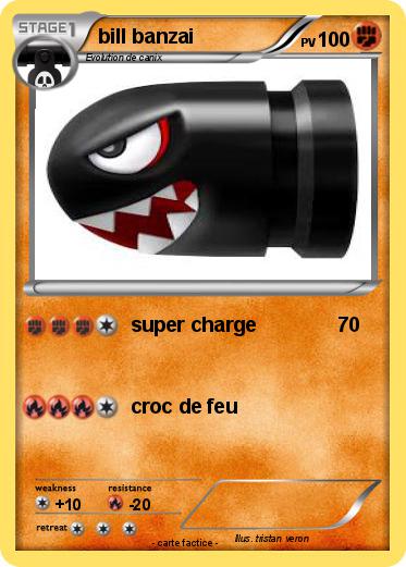 Pokemon bill banzai