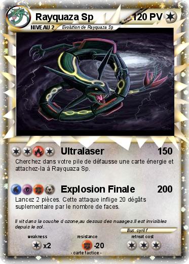 Pokemon Rayquaza Sp