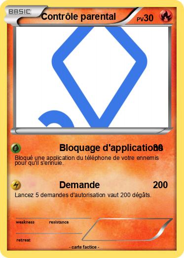 Pokemon Contrôle parental