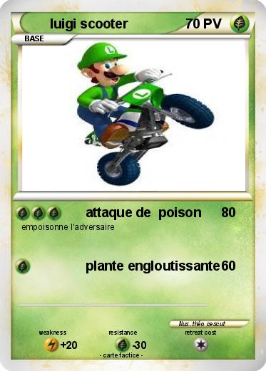 Pokemon luigi scooter