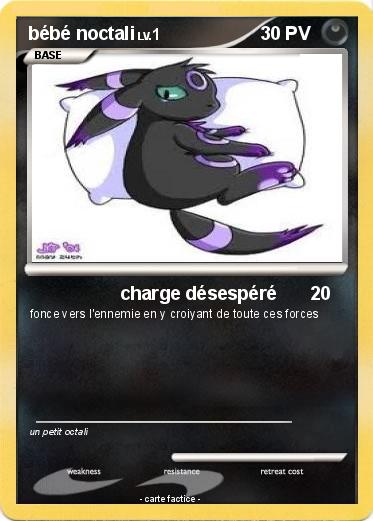 Pokemon bébé noctali