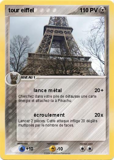 Pokemon tour eiffel