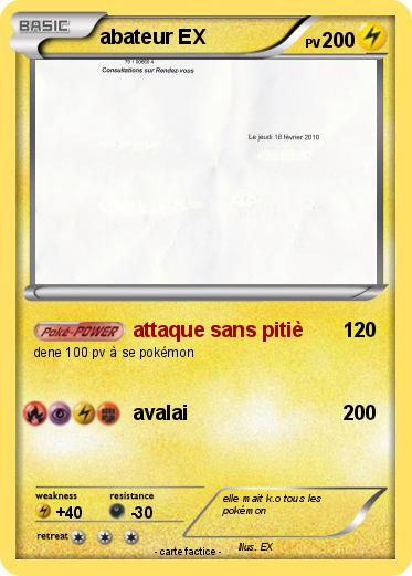 Pokemon abateur EX