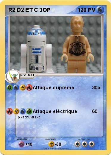 Pokemon R2 D2 ET C 3OP