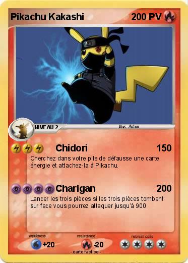 Pokemon Pikachu Kakashi