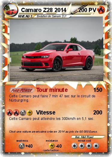 Pokemon Camaro Z28 2014