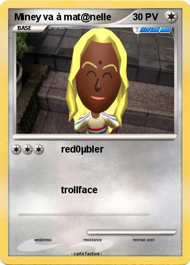 Pokemon Miney va à mat@nelle