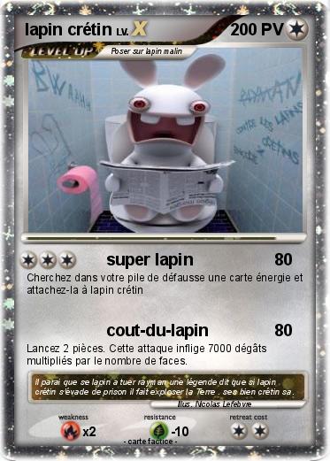 Pokemon lapin crétin