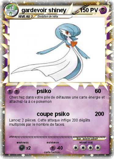 Pokemon gardevoir shiney
