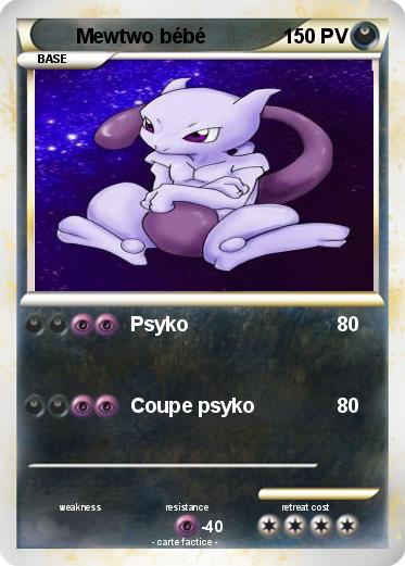 Pokemon Mewtwo bébé