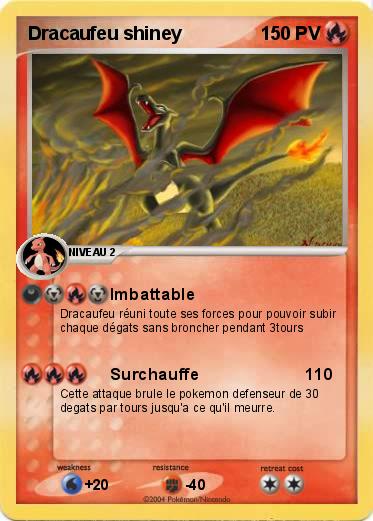 Pokemon Dracaufeu shiney