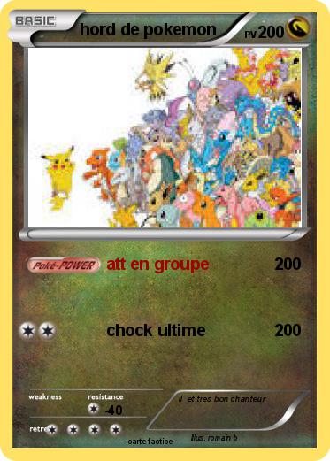 Pokemon hord de pokemon