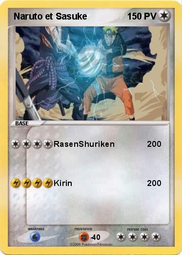 Pokemon Naruto et Sasuke