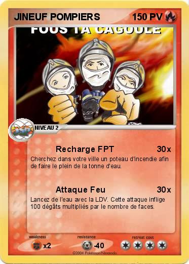 Pokemon JINEUF POMPIERS