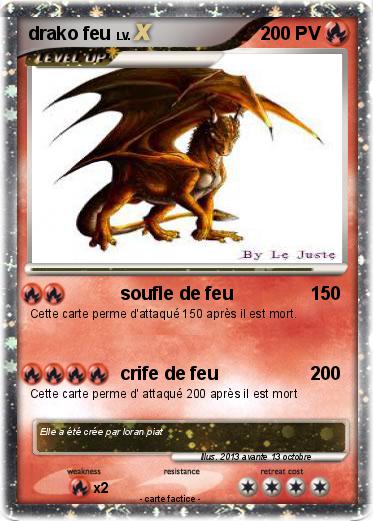 Pokemon drako feu