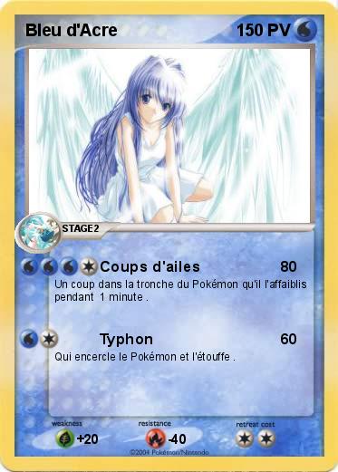 Pokemon Bleu d'Acre