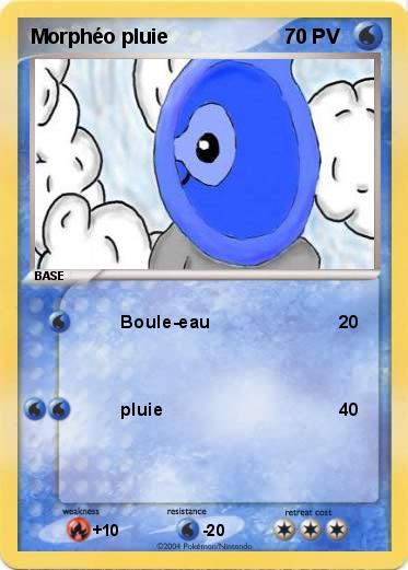 Pokemon Morphéo pluie