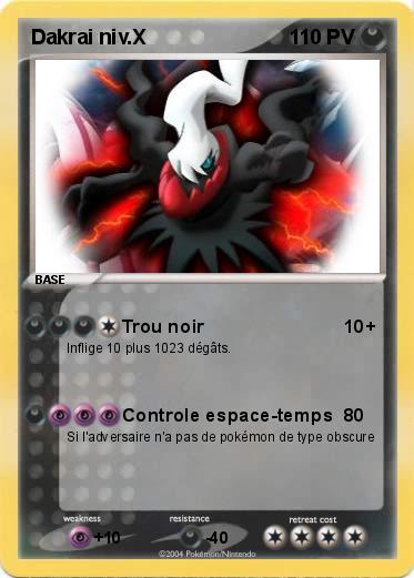 Pokemon Dakrai niv.X