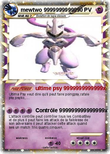 Pokemon mewtwo 999999999999