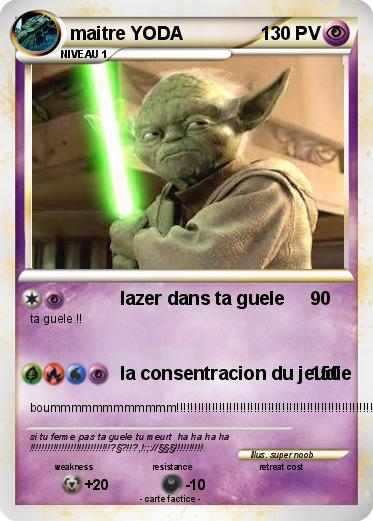 Pokemon maitre YODA