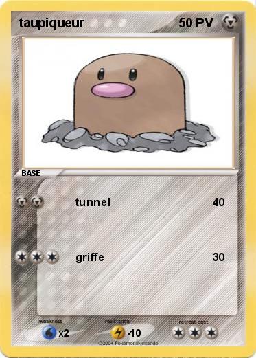 Pokemon taupiqueur