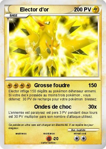 Pokemon Elector d'or